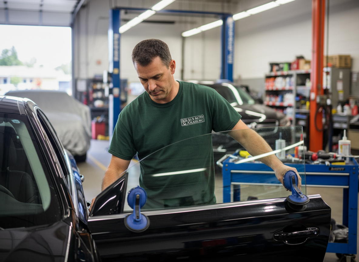 Residential glass service