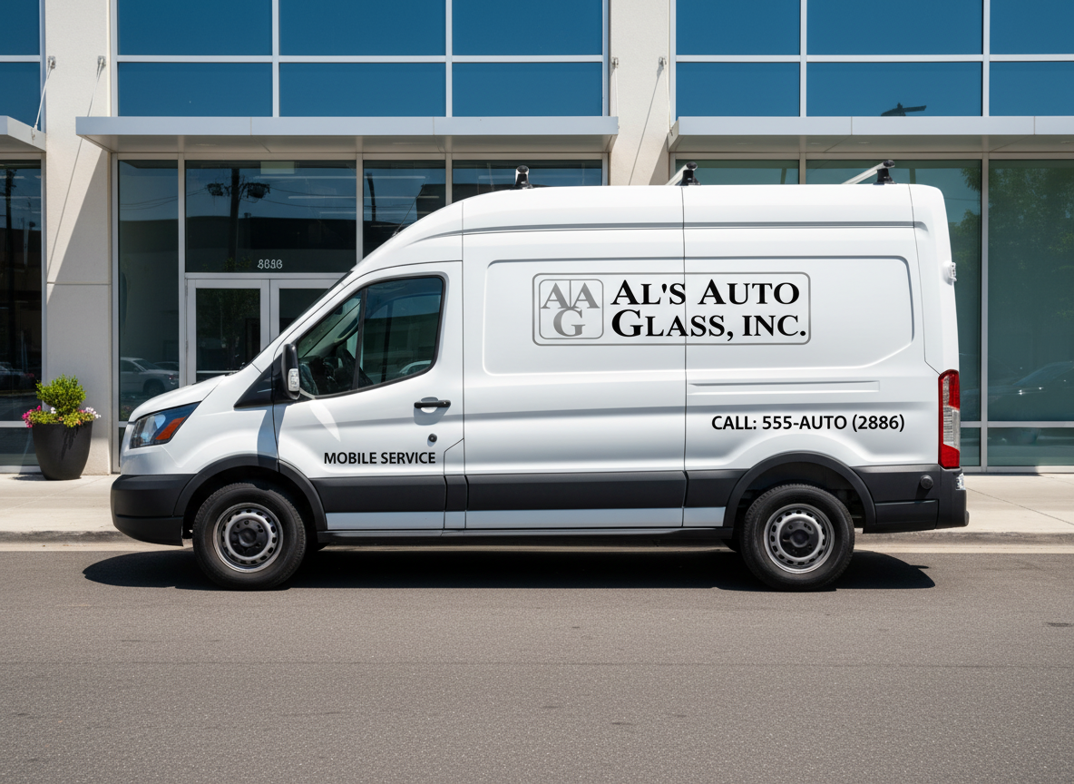 Completed windshield work